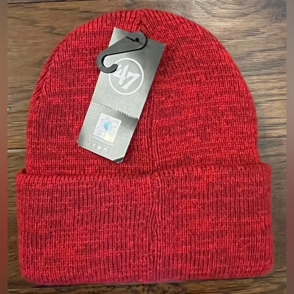 NWT Houston Rockets Embroidered R Toboggan Beanie Cap by ‘47 Brand